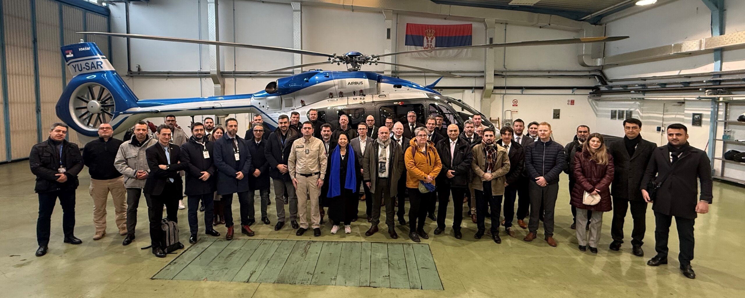 CDDR 2026 Visit of the SAR Unit in Serbia Police Helicotper Unit